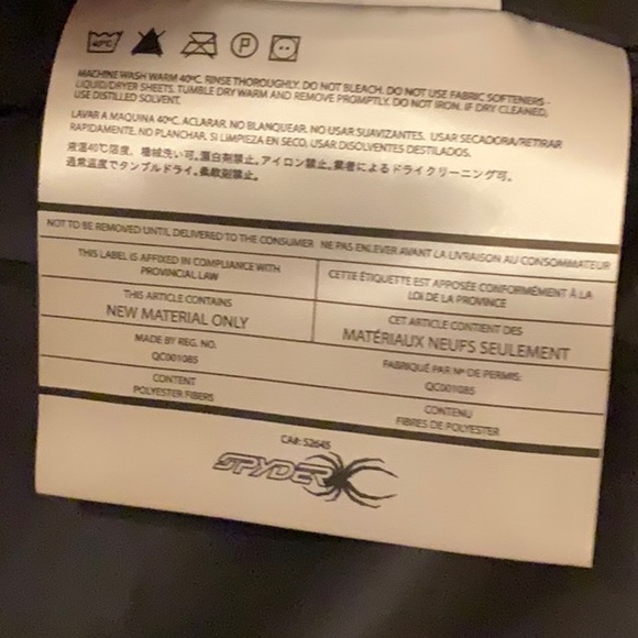 Spyder SHADOW INSULATOR jacket - Black - Picture 11 of 15